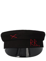 Black Baker Boy Embroidered Bakerboy Hat 1