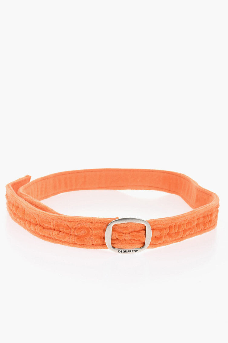 Orange Twin Beach Solid Adjustable Belt 2