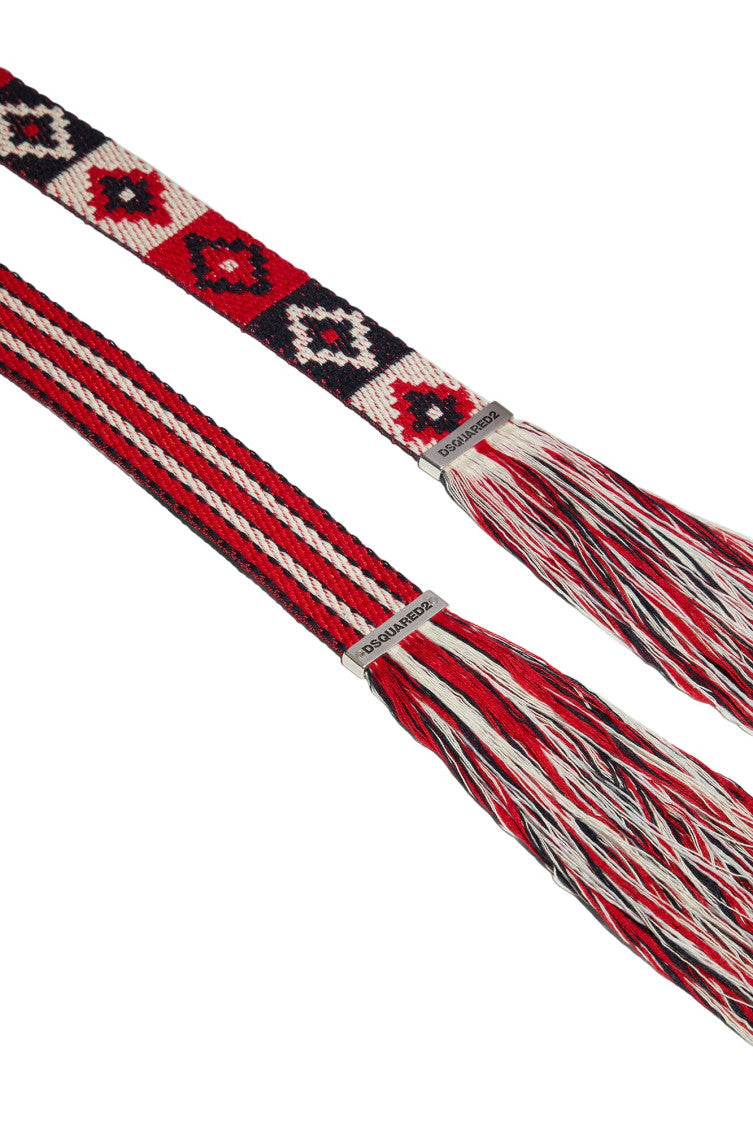 Multicolor Printed Tie Belt 2