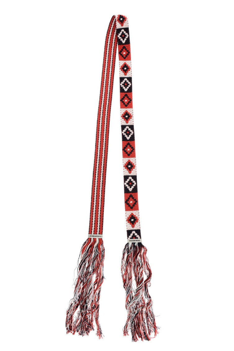 Multicolor Printed Tie Belt 3