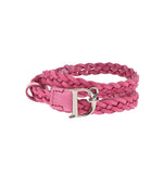 Pink Braided Belt 1