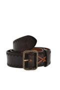 Brown Embellished Casual Belt 1