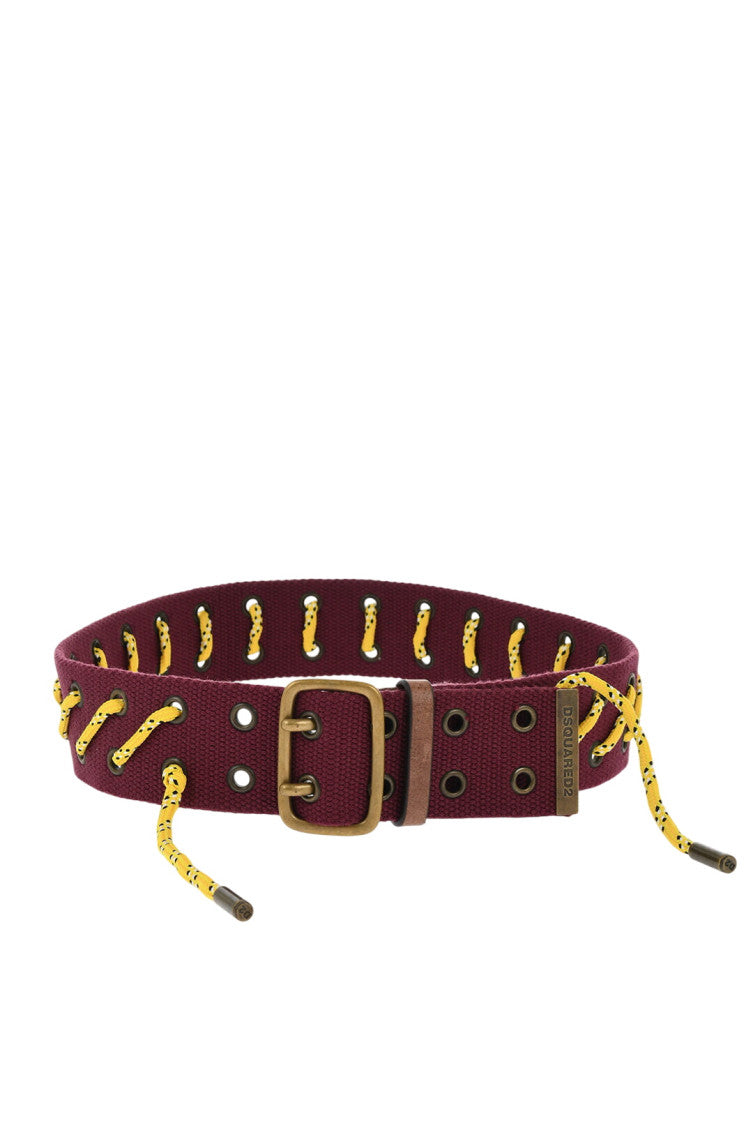 Maroon Boy Scout Solid Belt 2