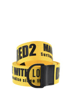 Yellow/Black Logo Belt 1