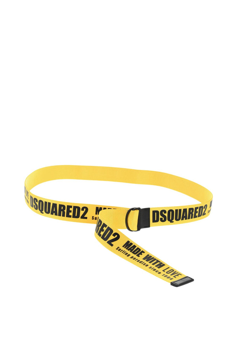 Yellow/Black Logo Belt 2