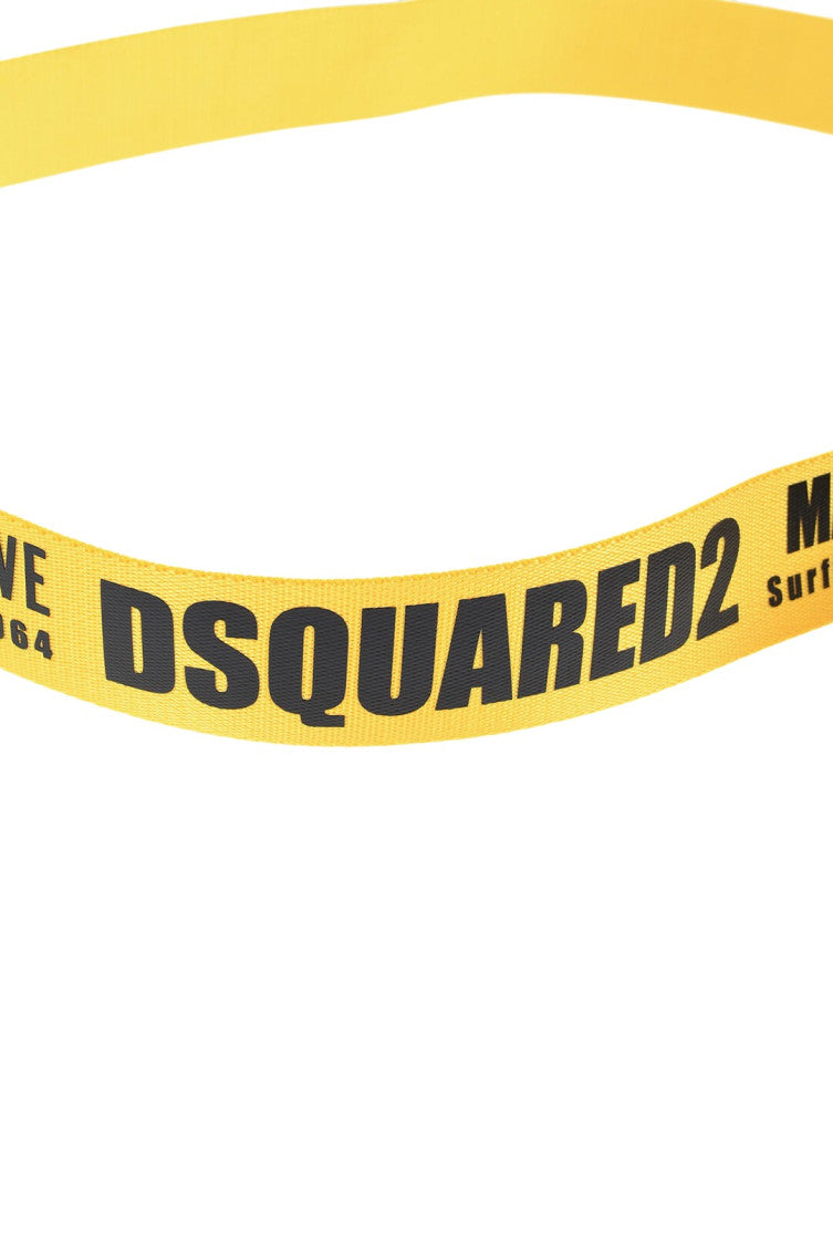 Yellow/Black Logo Belt 3