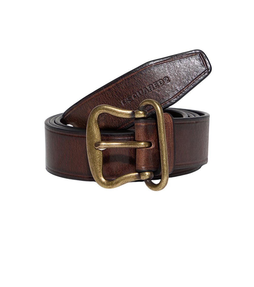 Brown Solid Formal Belt 2