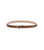 Brown Textured Formal Belt 1