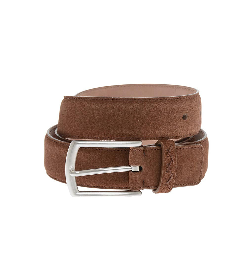 Brown Textured Formal Belt 2