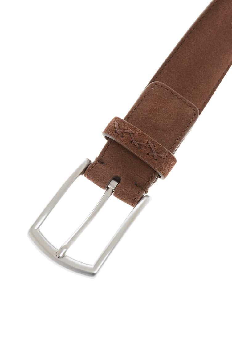 Brown Textured Formal Belt 3
