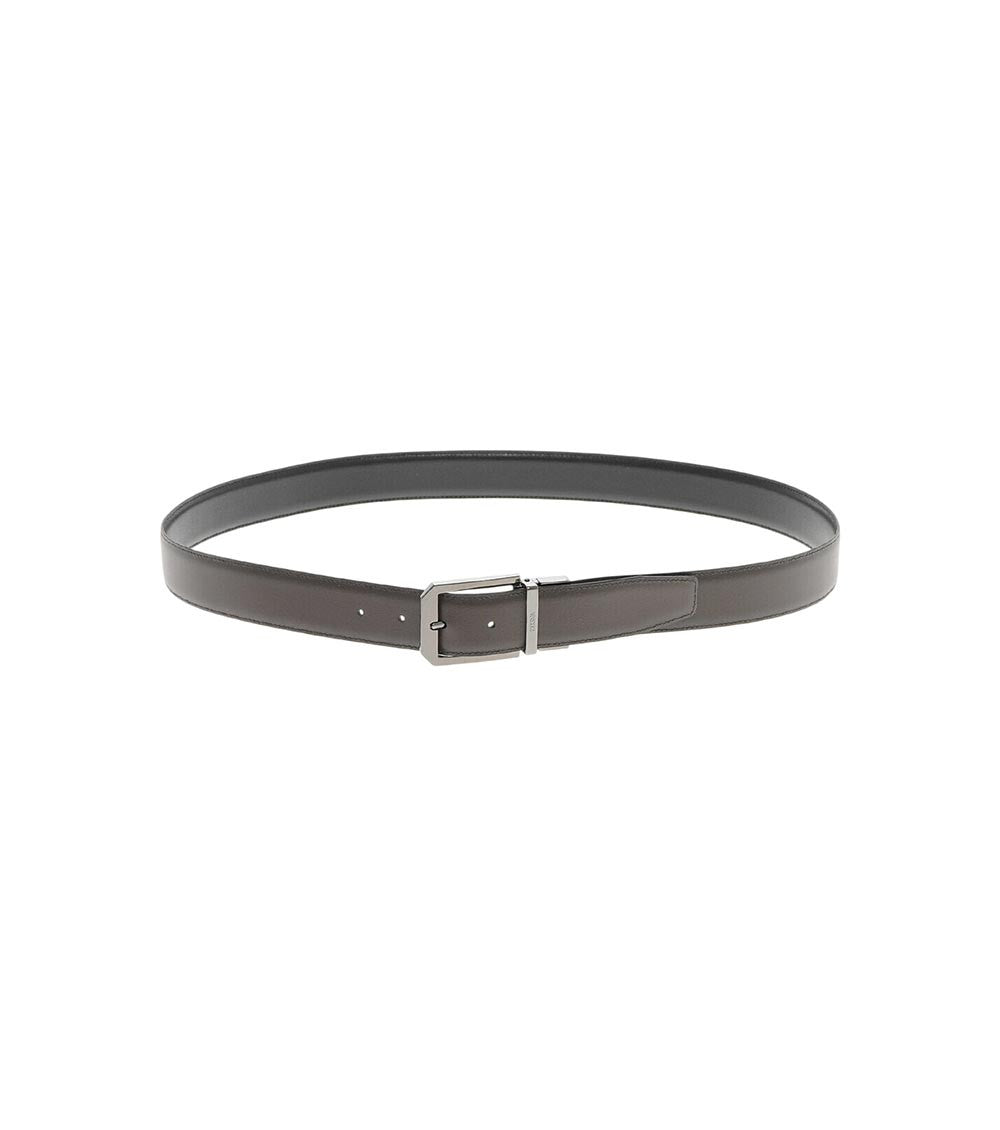 Black Carryover Solid Formal Belt 1