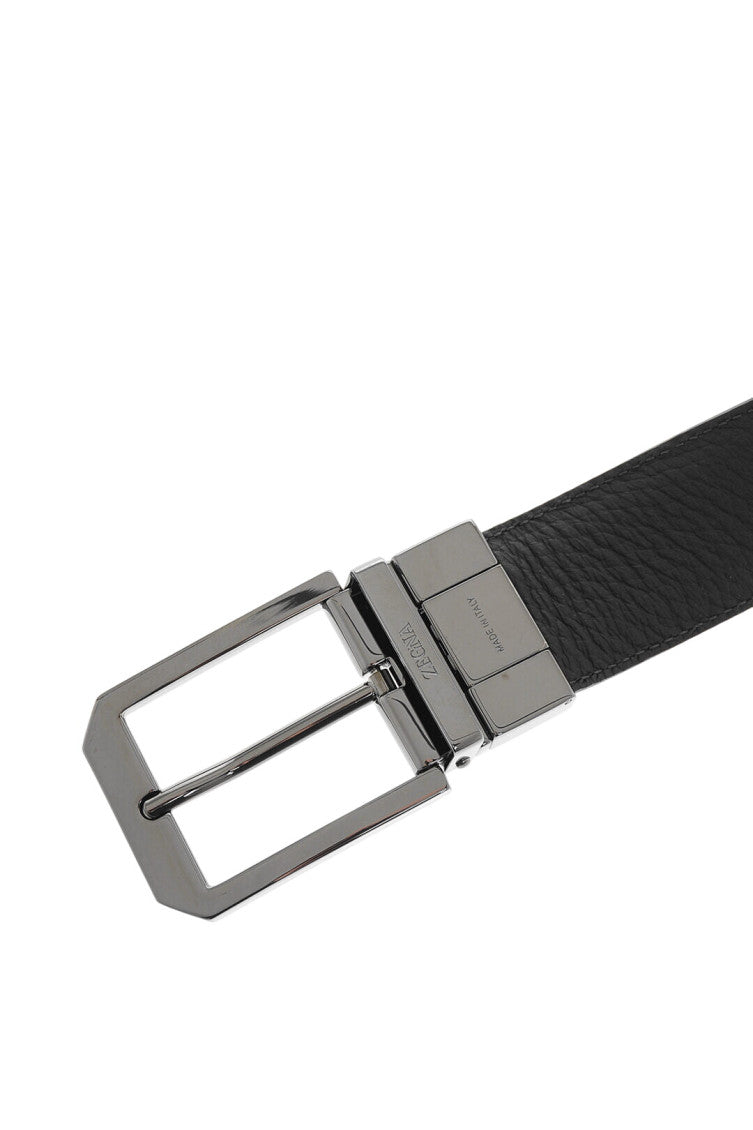 Brown Reversible Textured Belt 3