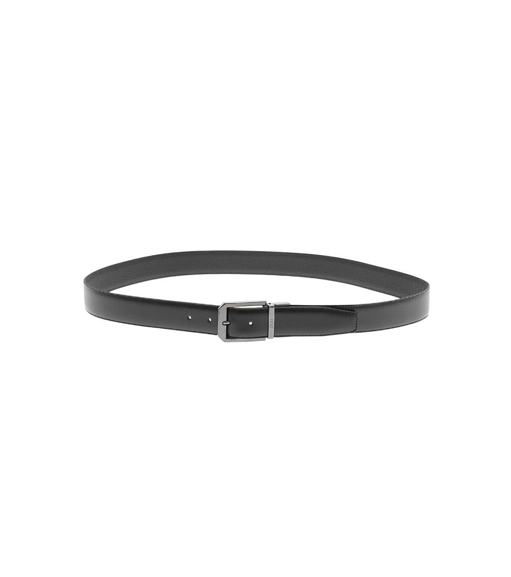 Black Solid Formal Belt 2