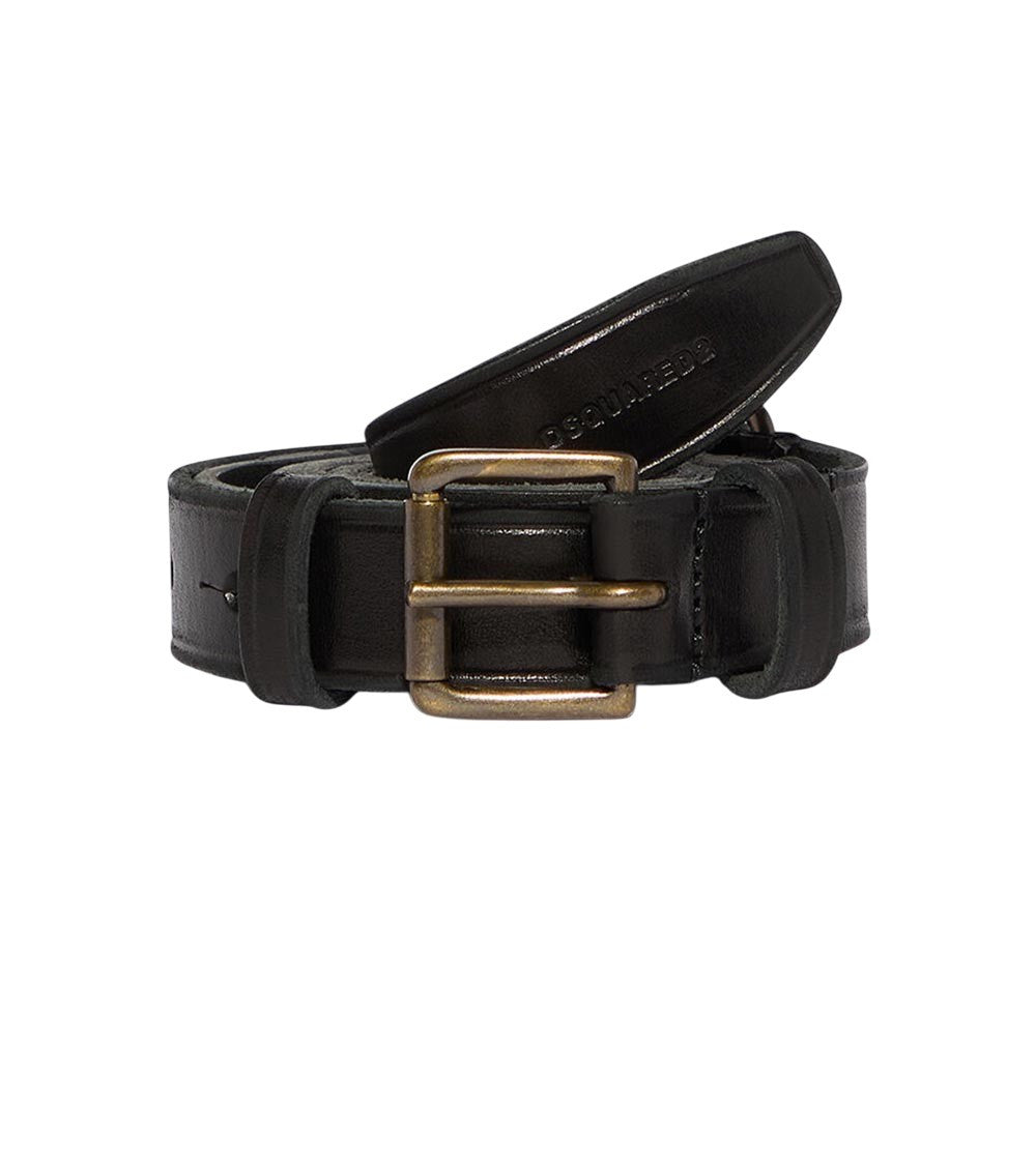 Dark Brown Solid Casual Belt 1