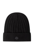 Black Knitted Beanie Cap 1