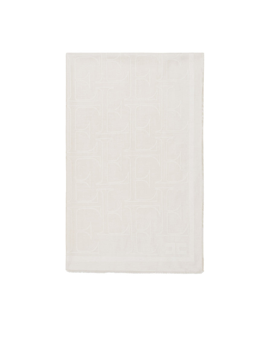 Off White Foulard Logo Scarves 1