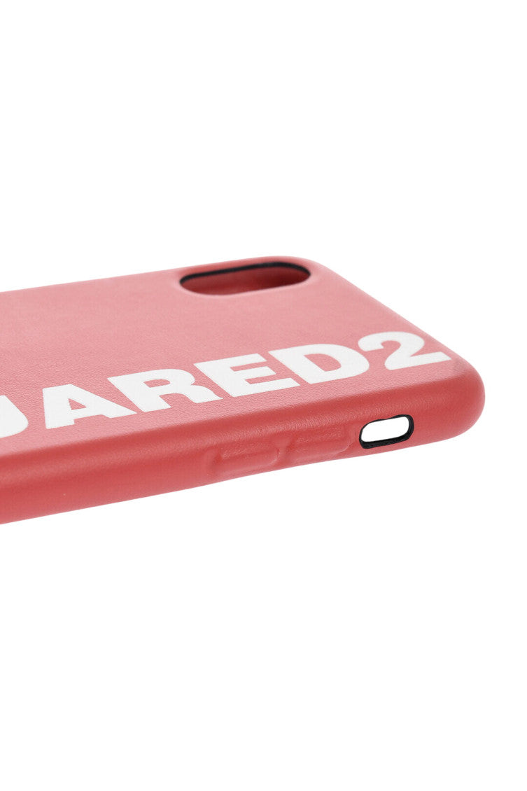 Red Logo IPhone X Case 3