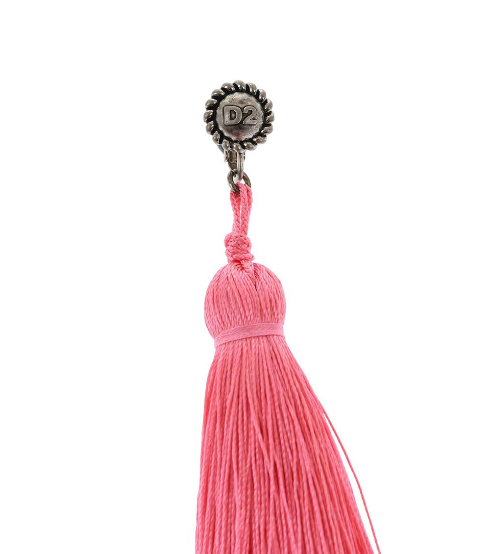 Pink Tassel Single Earring 2