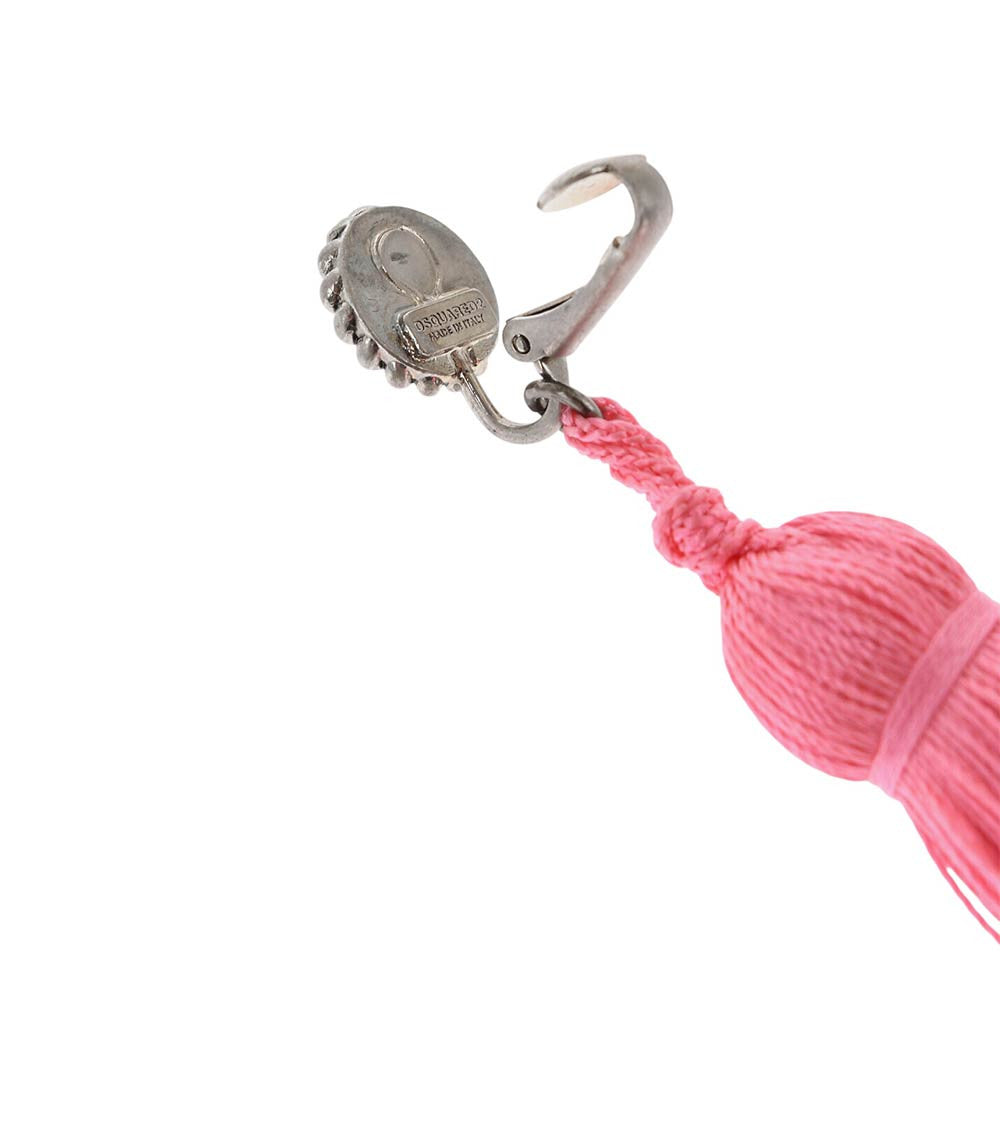 Pink Tassel Single Earring 3