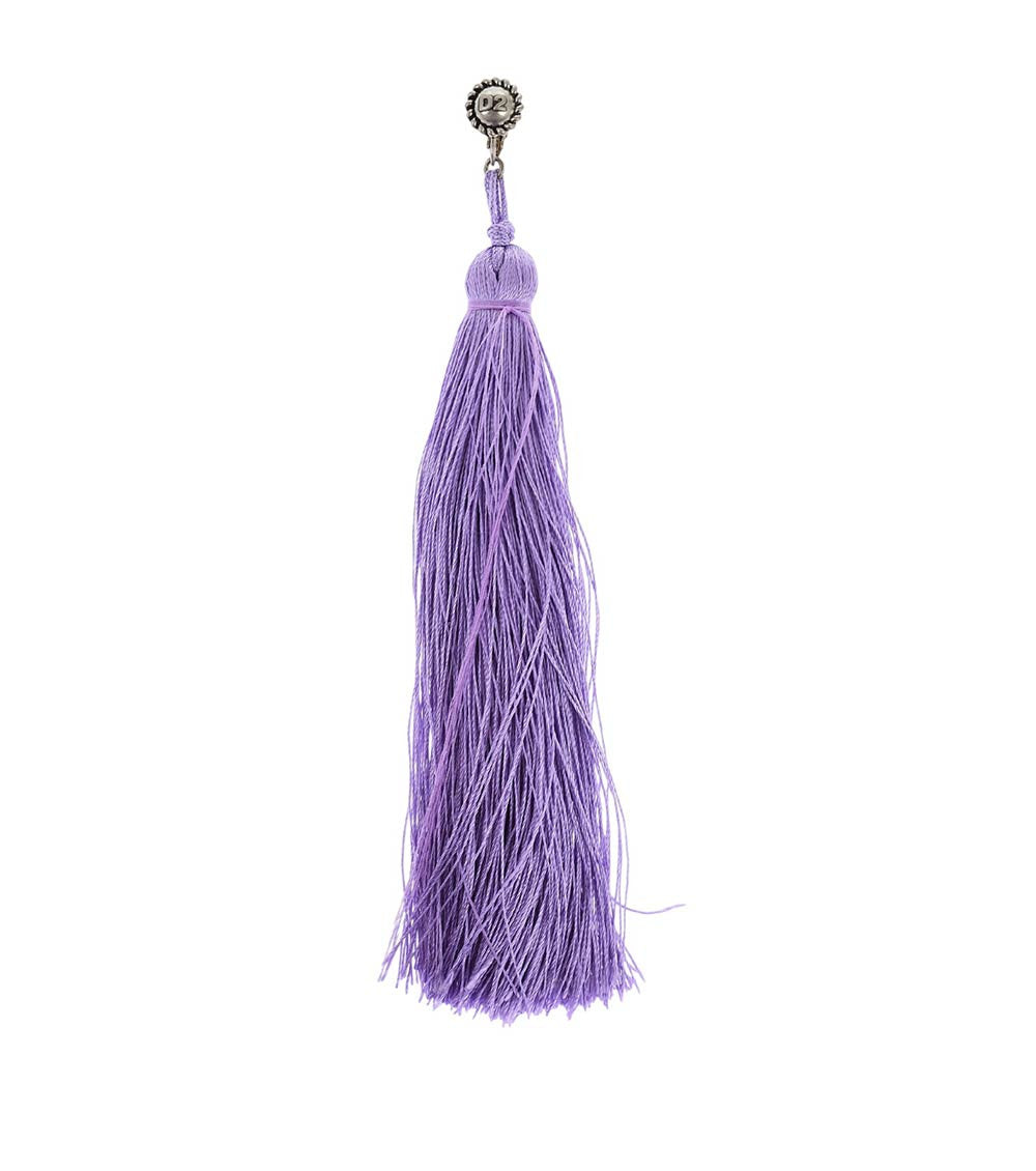 Purple Tassel Single Earring 1