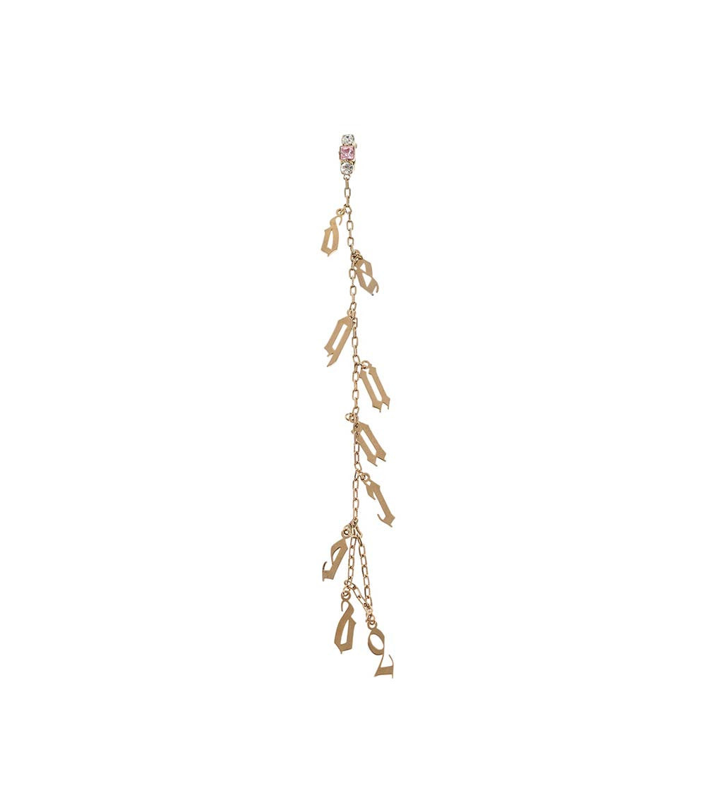 Golden Charm Single Earring 1