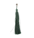 Green Tassel Single Earring 1