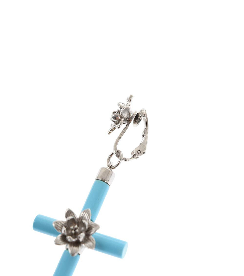 Sky Blue Charm Single Earring 2