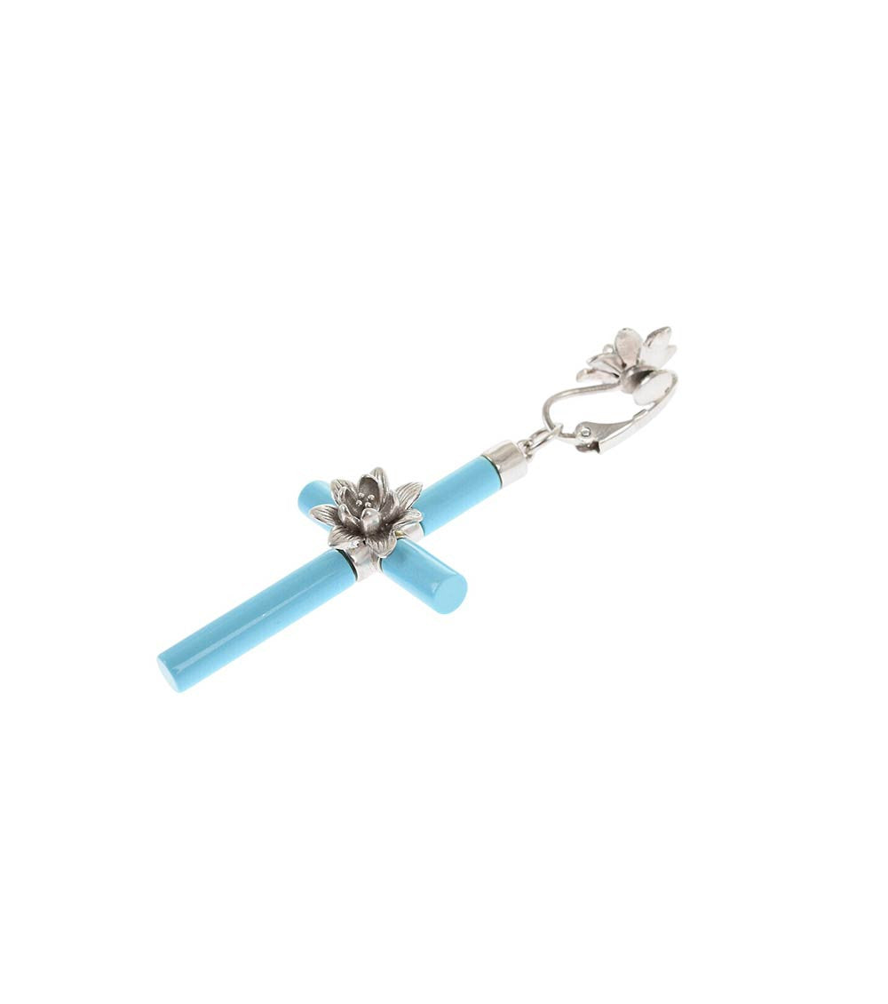 Sky Blue Charm Single Earring 3