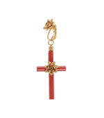 Red Charm Single Earring 1