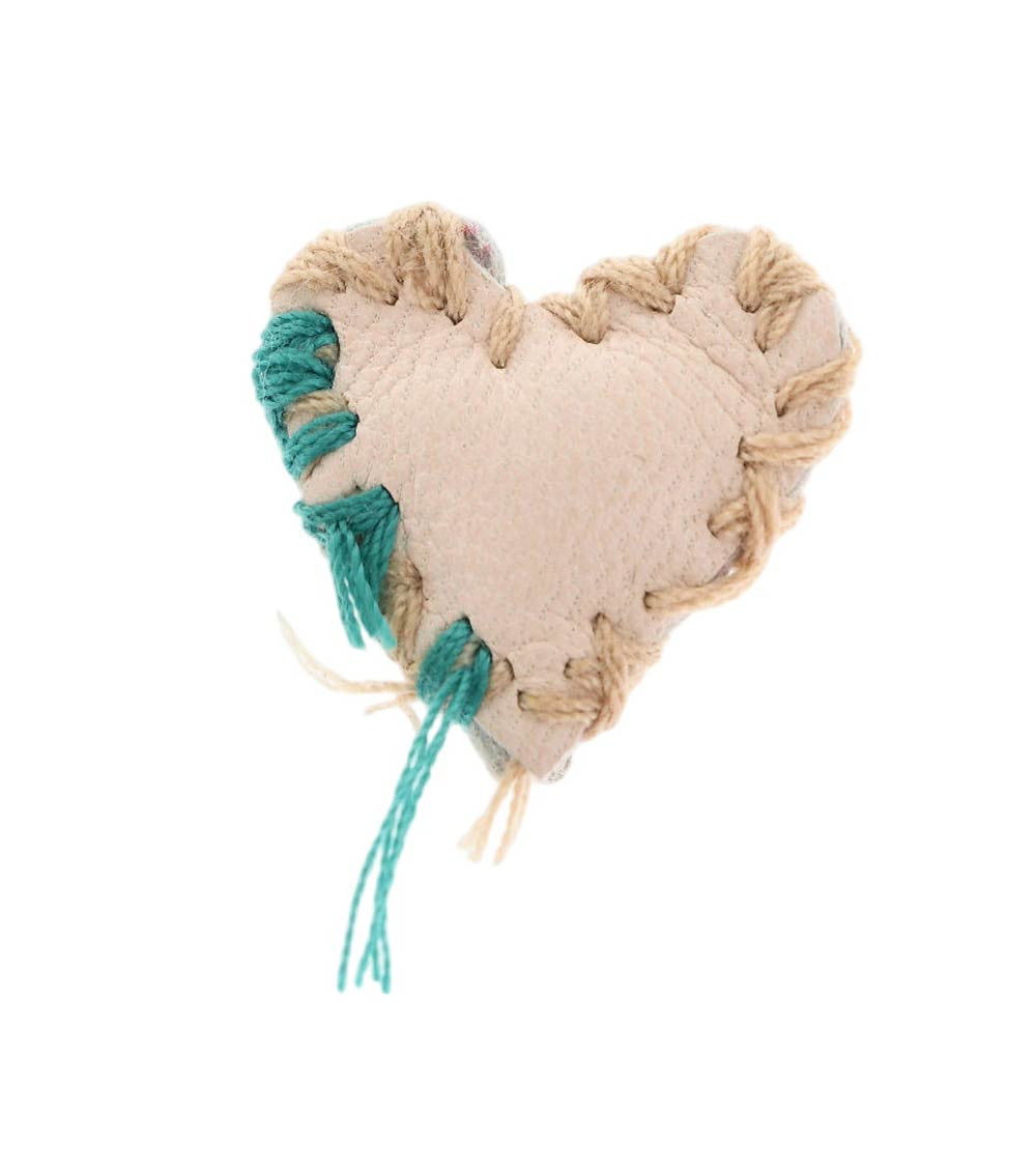 Beige Heart Single Earring 1