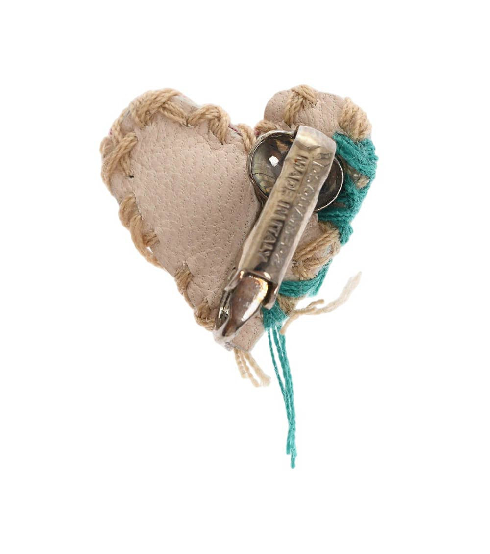 Beige Heart Single Earring 2
