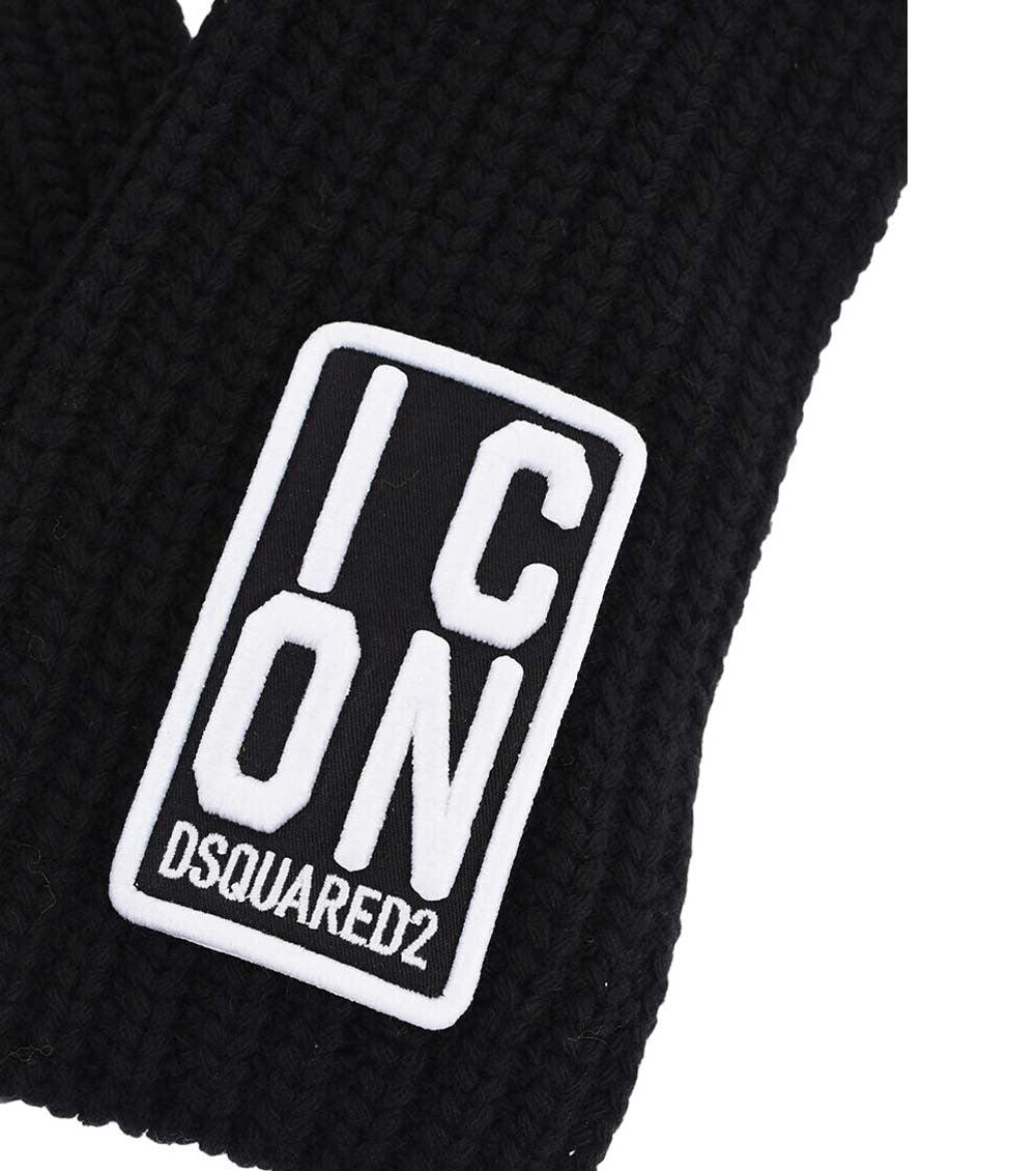 Black Logo Scarf 2