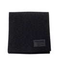 Black Logo Patch Scarf 1