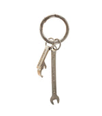 Silver Logo Charm Key Holder 1