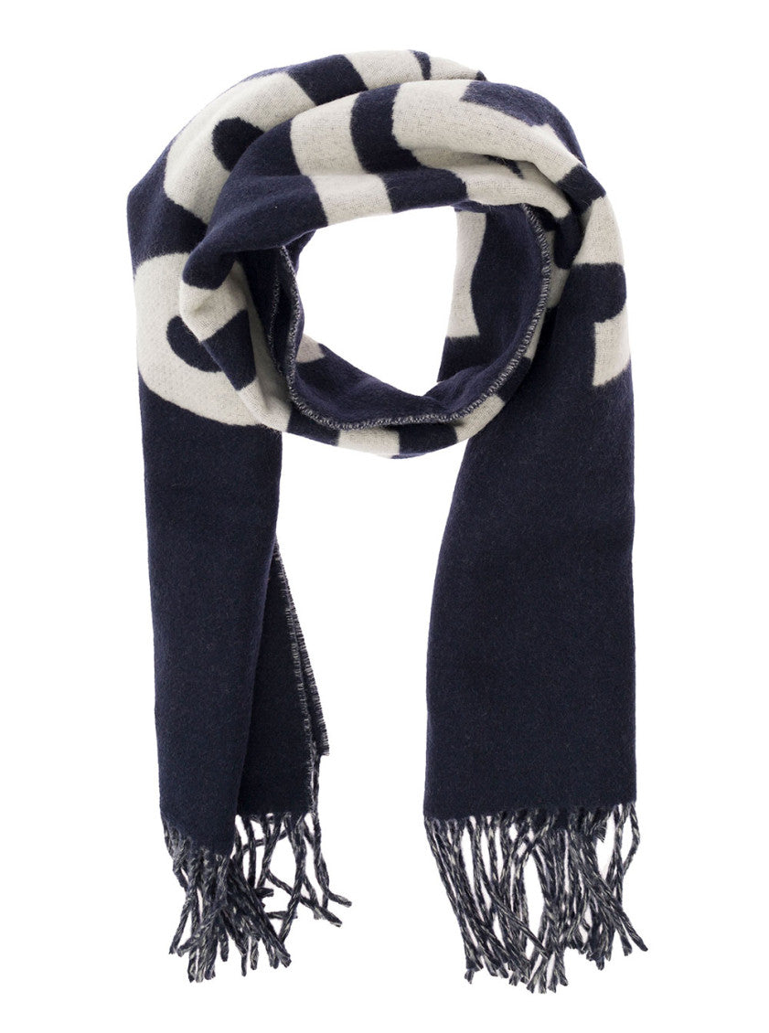 Blue L'écharpe Jacquemus Virgin-wool Scarf 2