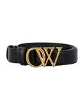 Black OW INITIALS BELT 1