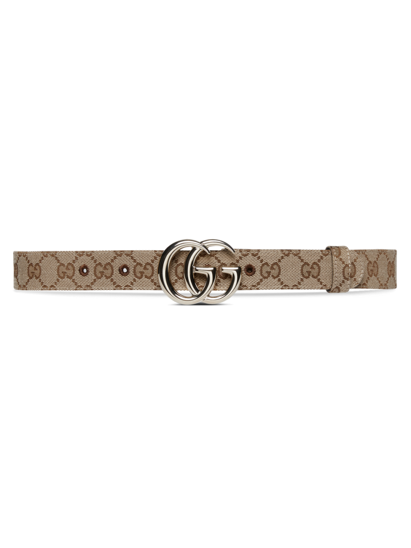 Beige GG Marmont belt 1
