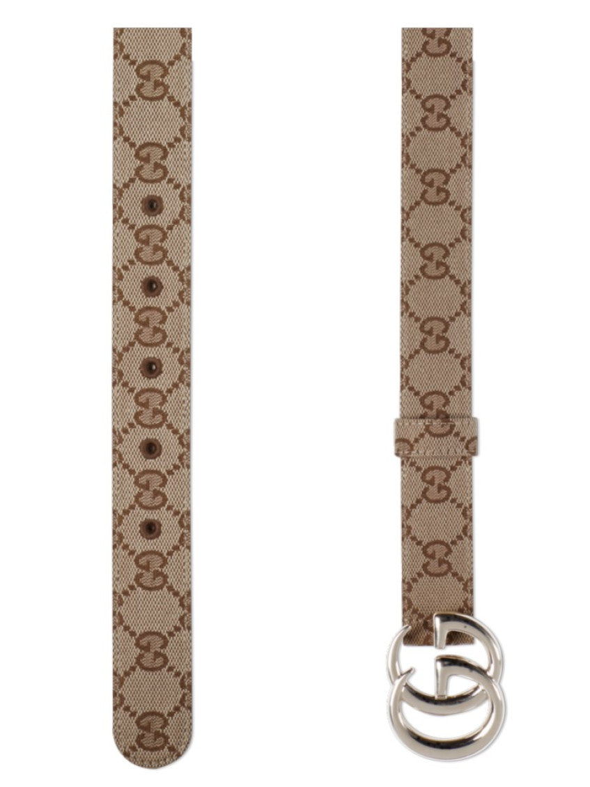 Beige GG Marmont belt 2