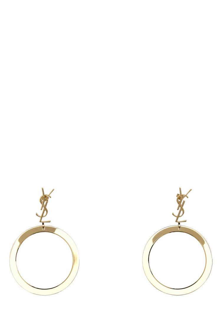 Golden Cassandra hoop earrings 1