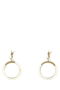 Golden Cassandra hoop earrings 1