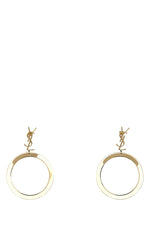 Golden Cassandra hoop earrings 1