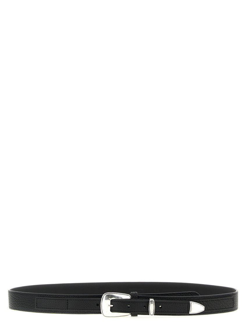 Black 'Minimal Western' belt 1