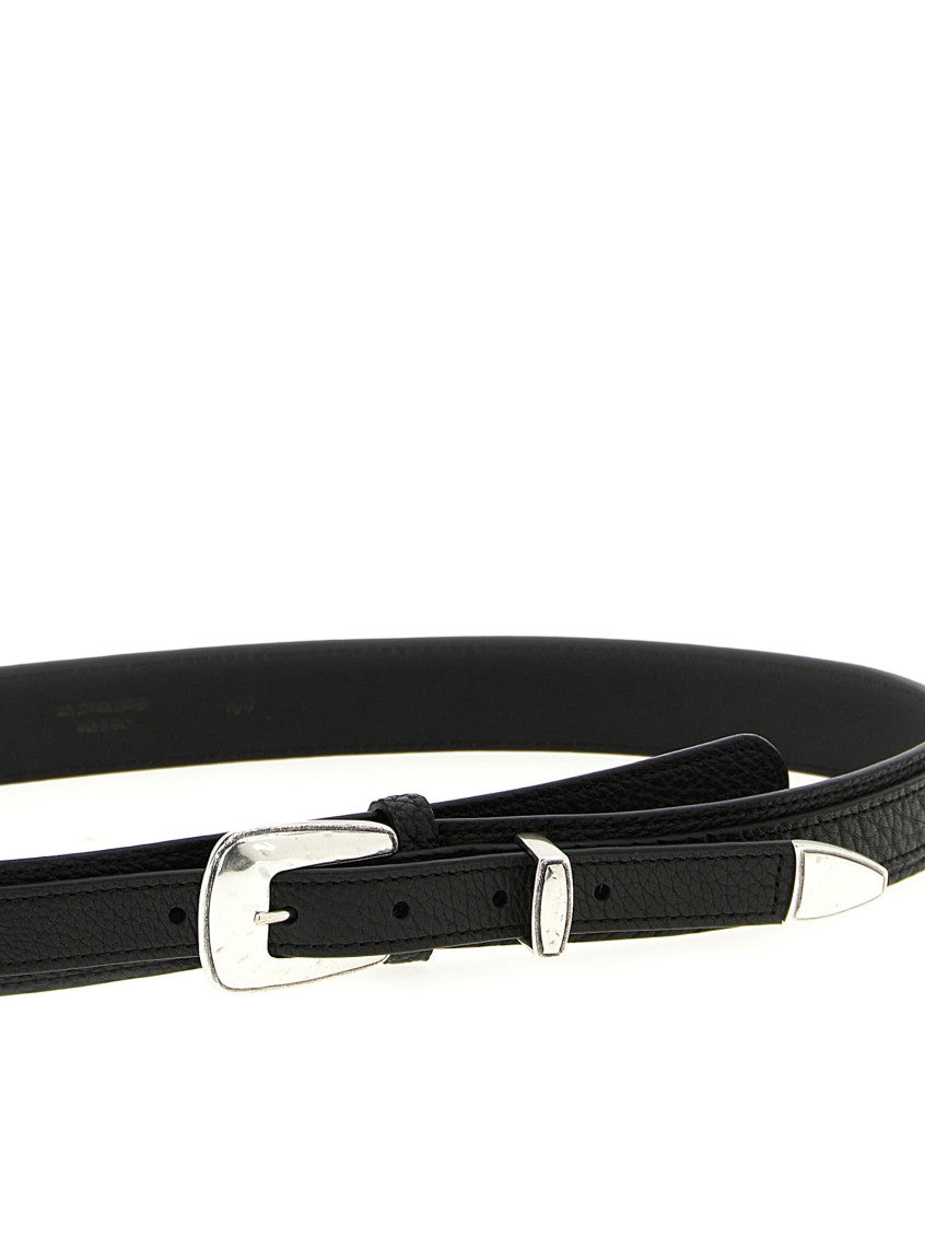 Black 'Minimal Western' belt 3