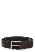 Brown Logo Buckle Belt 1