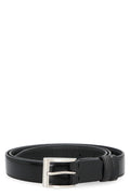 Black Logo Buckle Belt 1