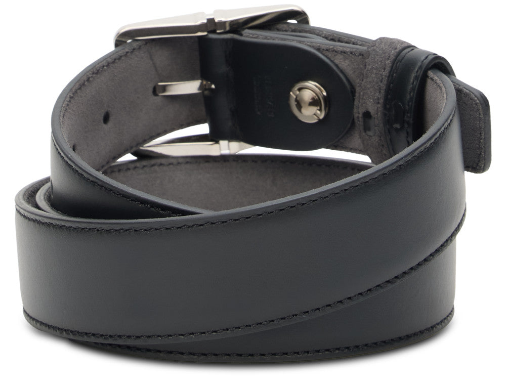 Black Logo Buckle Belt 2