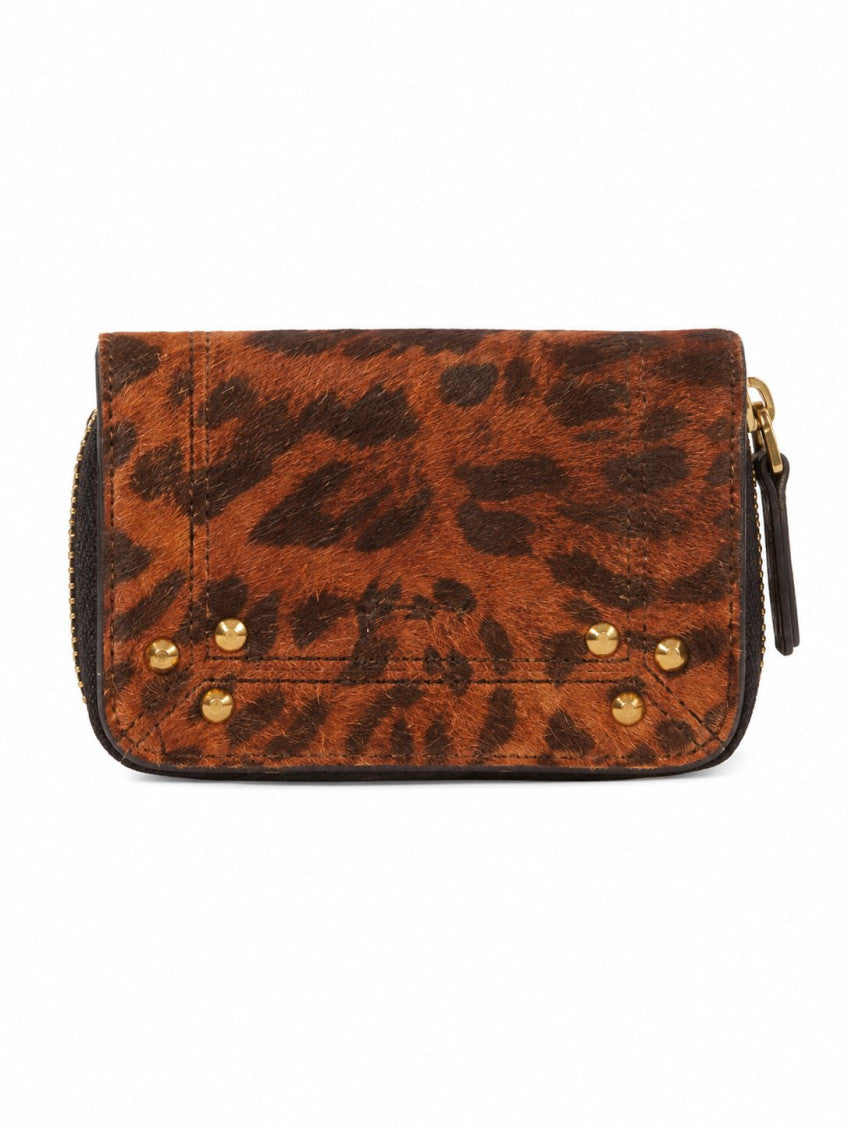 Brown Leopard Print Wallet 1