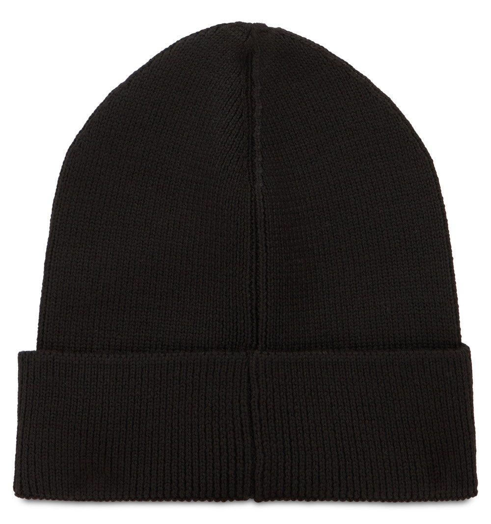 Black Solid Beanie Cap 2