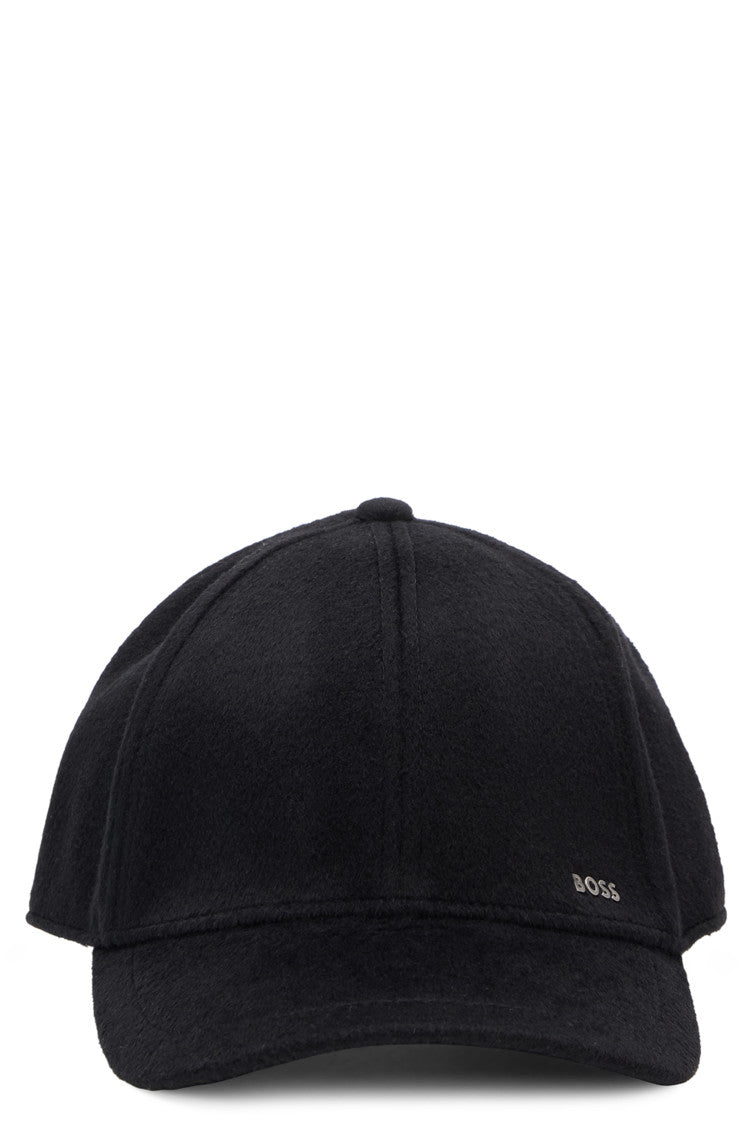 Black Solid Baseball Cap 1