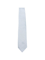 Light Blue Printed Tie 1